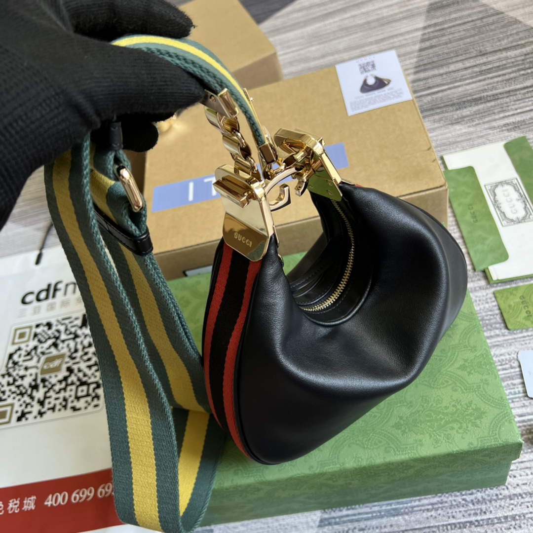 Gucci ‎699409 Attache small shoulder bag Black