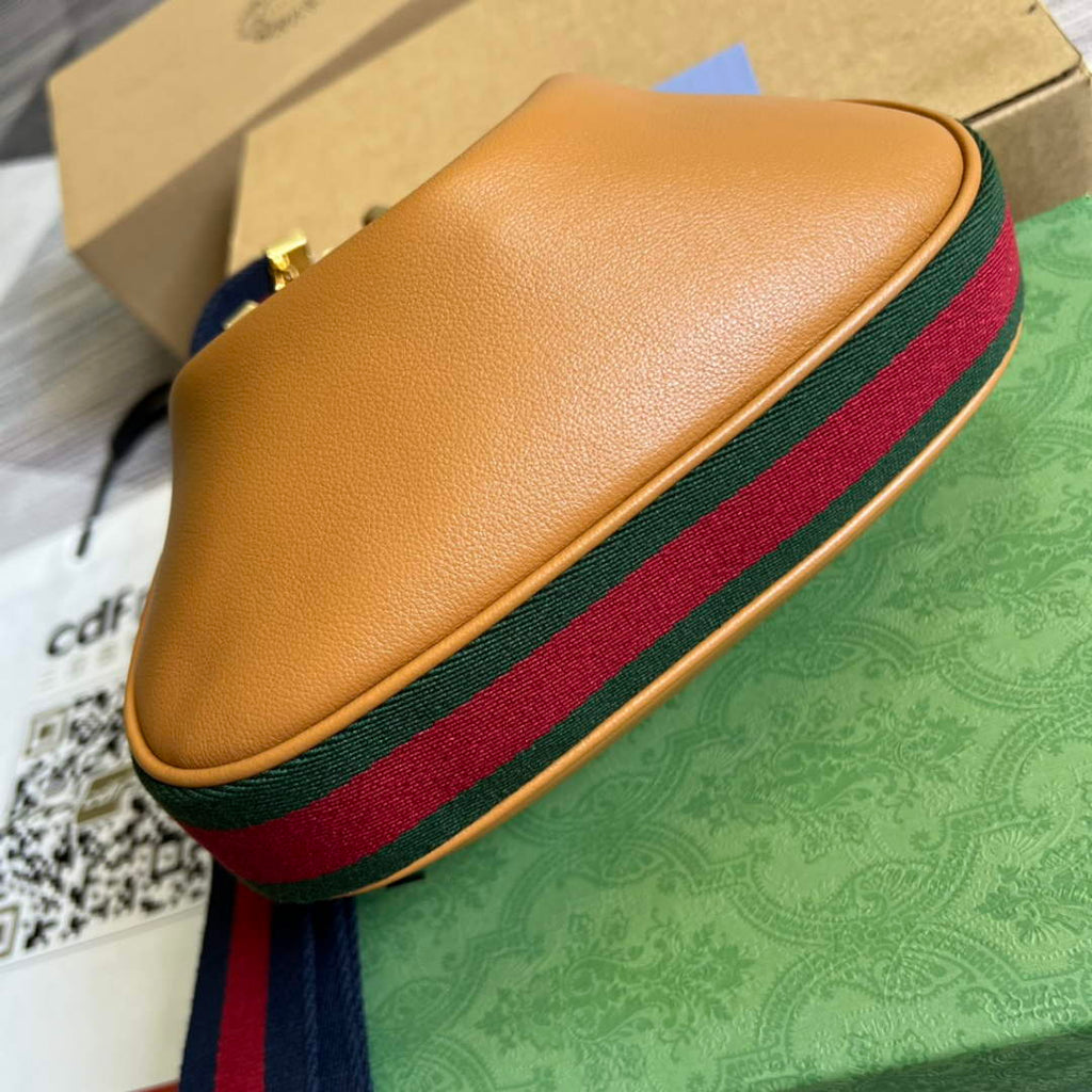 Gucci ‎699409 Attache small shoulder bag Dark orange