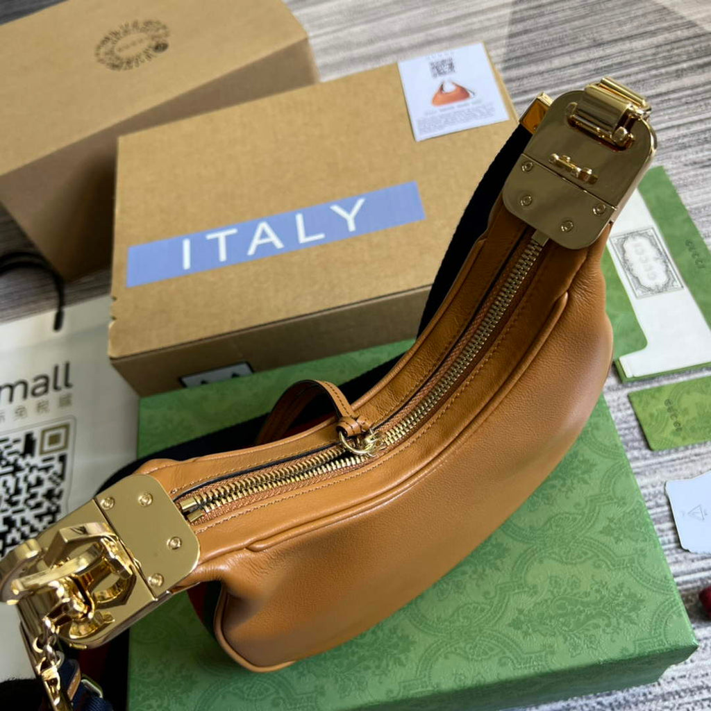 Gucci ‎699409 Attache small shoulder bag Dark orange
