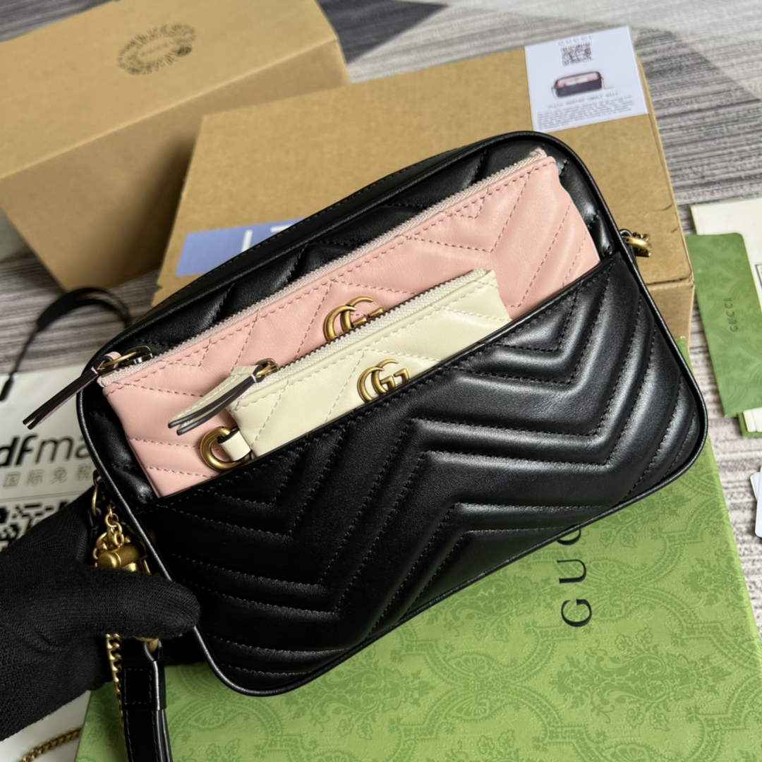 Gucci 699758 Double G multi-use mini bag Black