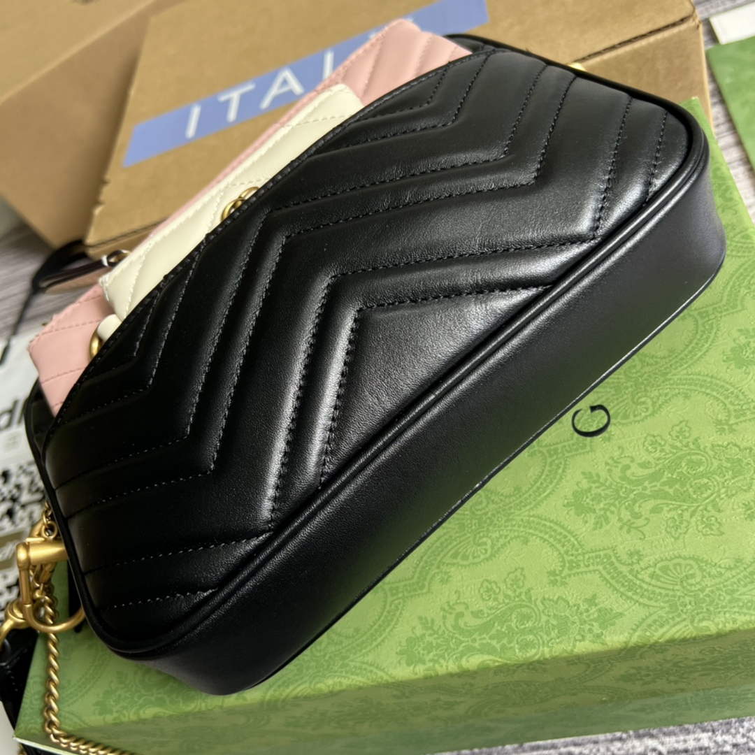 Gucci 699758 Double G multi-use mini bag Black