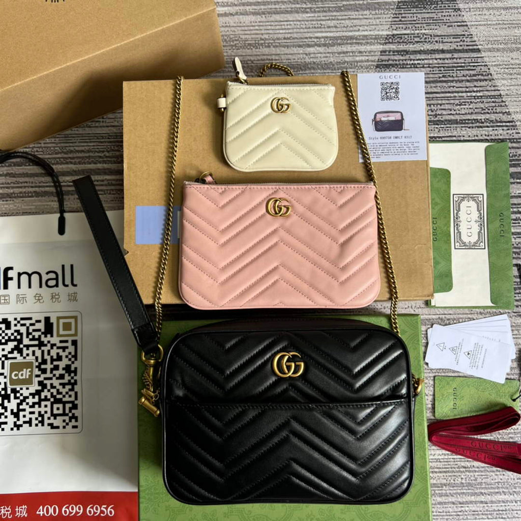 Gucci 699758 Double G multi-use mini bag Black