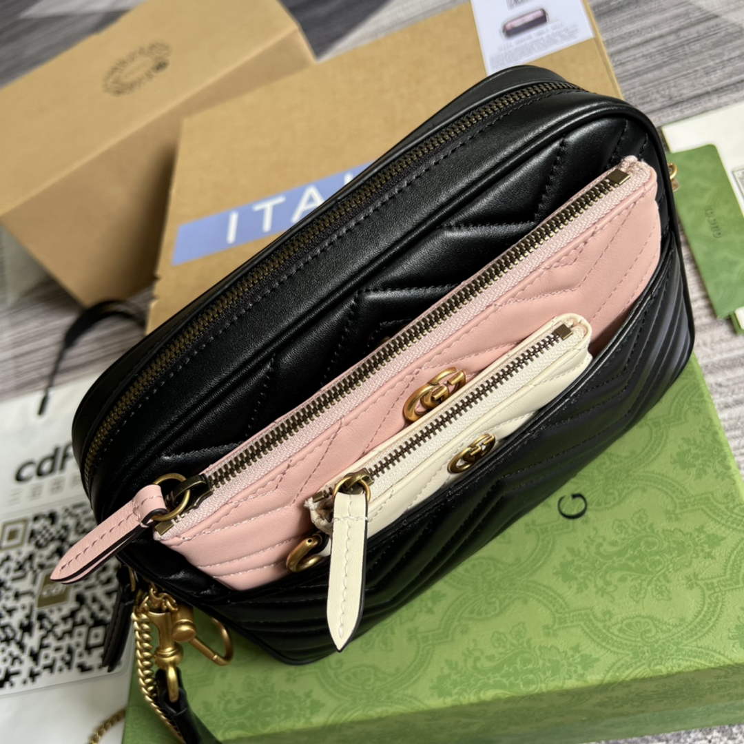 Gucci 699758 Double G multi-use mini bag Black
