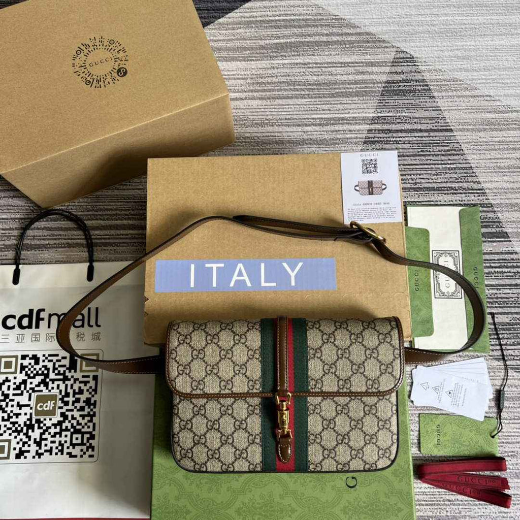 Gucci ‎699930 Jackie 1961 belt bag Beige