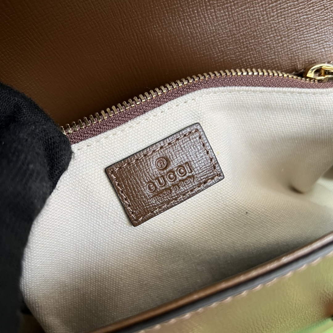 Gucci 700457 Horsebit 1955 shoulder bag Brown Leather