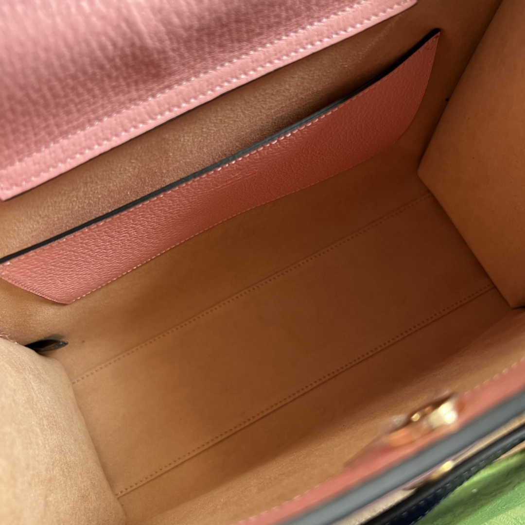 Gucci 702721 Diana Small Tote Bag Pink Leather