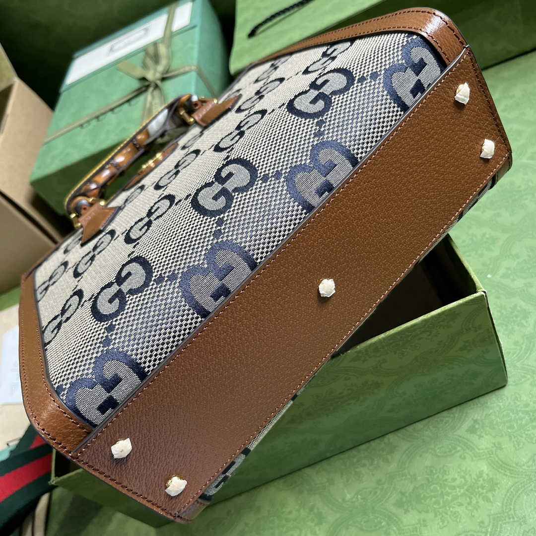Gucci 702721 Diana Small Tote Bag Beige GG Leather
