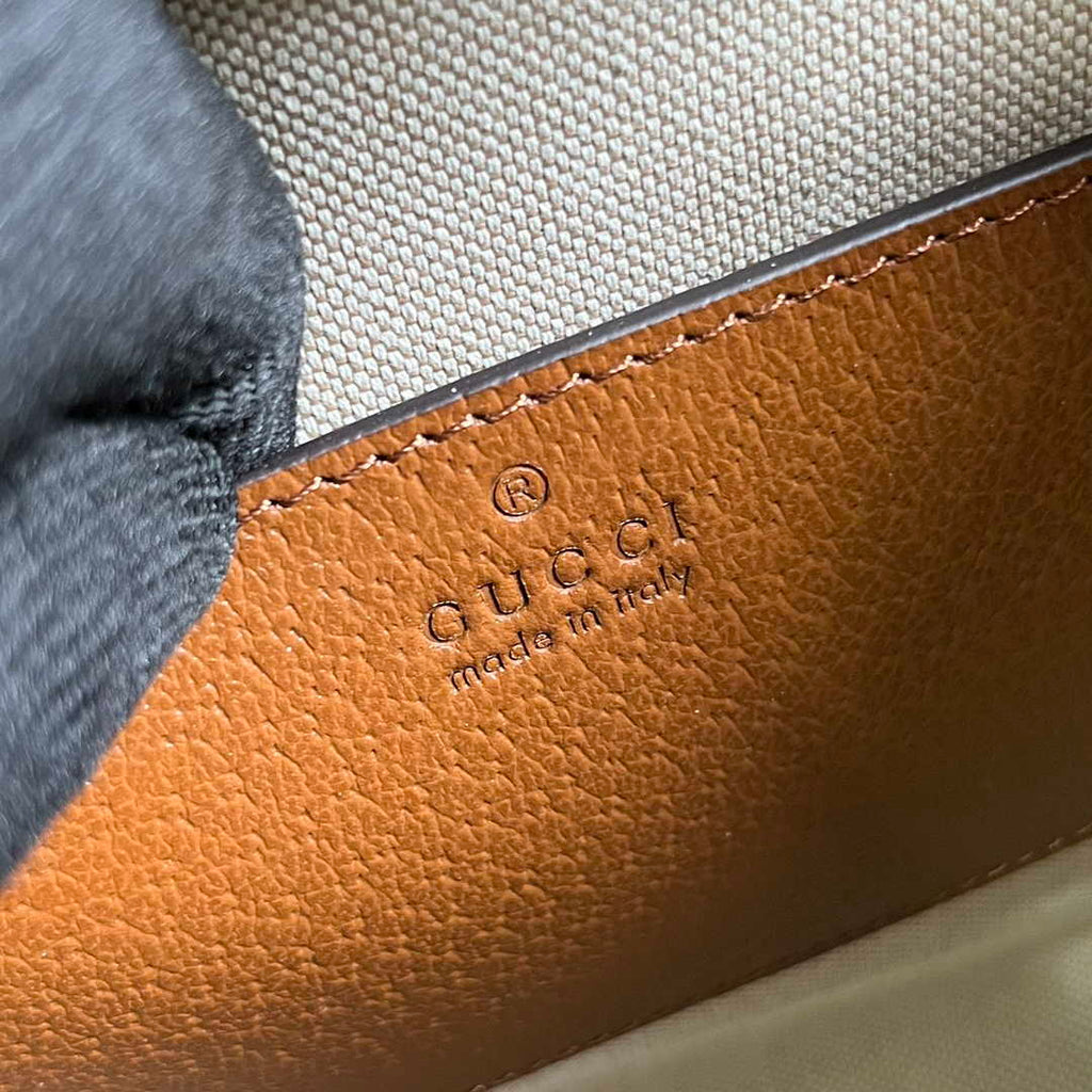 Gucci 702721 Diana Small Tote Bag Beige GG Leather