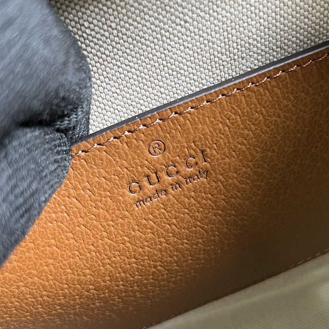 Gucci 702721 Diana Small Tote Bag Beige GG Leather
