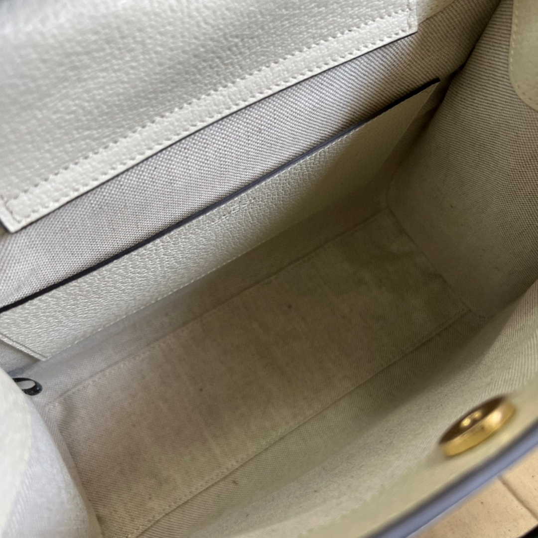 Gucci 702721 Diana Small Tote Bag Beige GG Leather