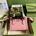Gucci 702732 Diana mini tote bag Pink leather