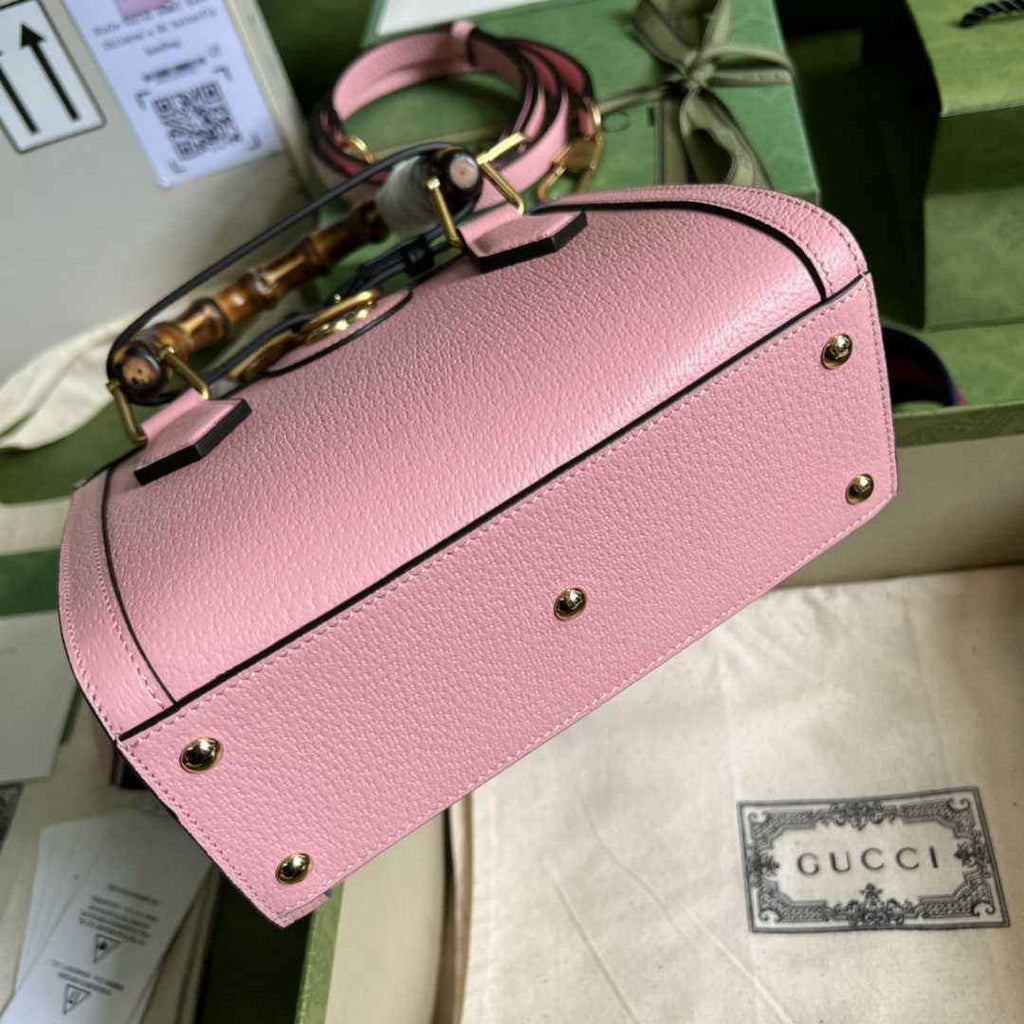 Gucci 702732 Diana mini tote bag Pink leather