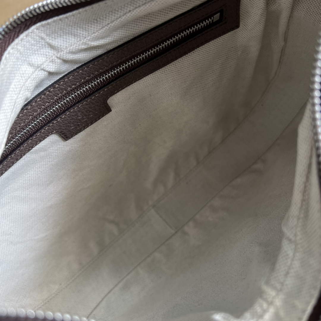 Gucci 702823 Attache large shoulder bag Beige GG Supreme canvas