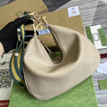 Gucci 702823 Attache large shoulder bag kakhi