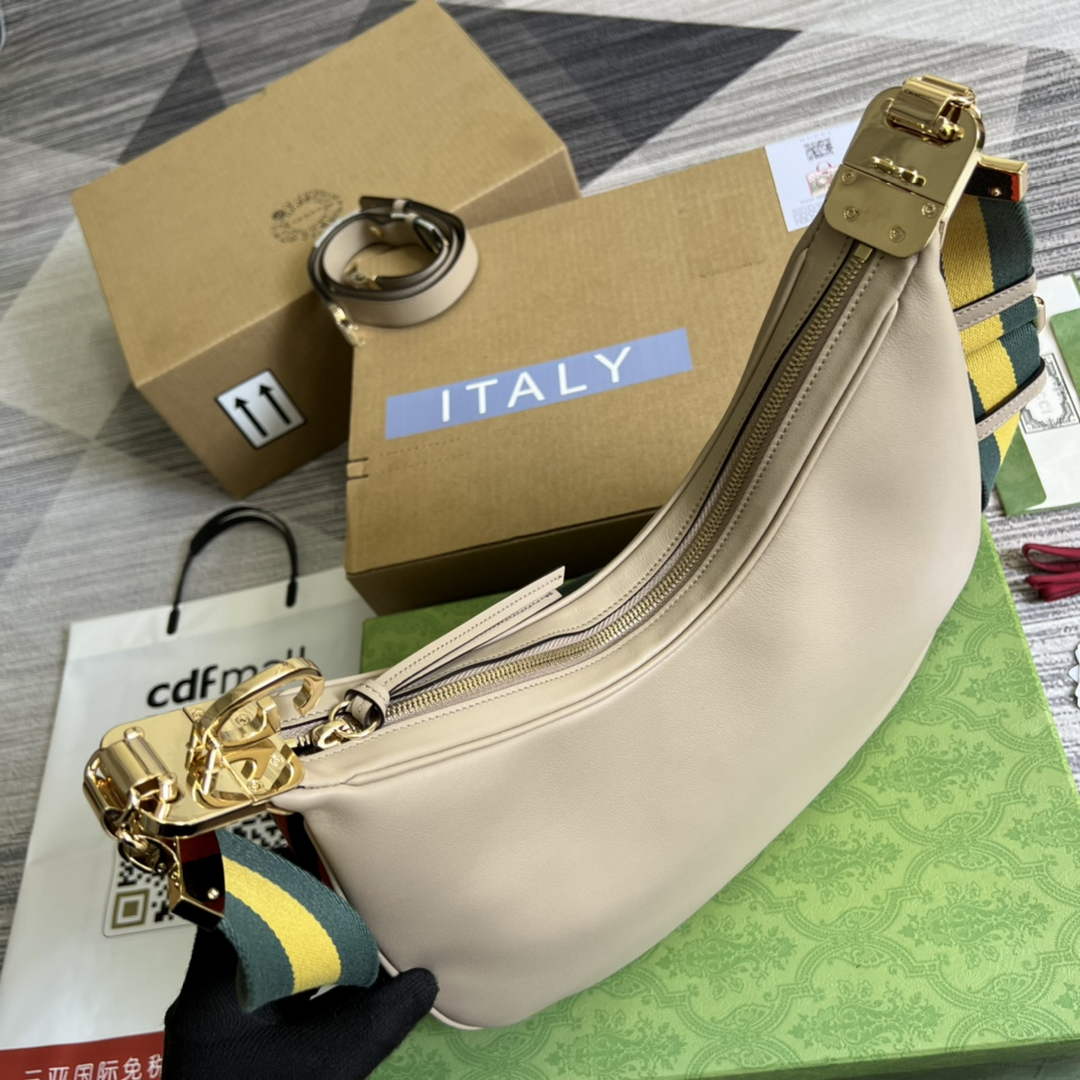 Gucci 702823 Attache large shoulder bag kakhi