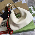 Gucci 702823 Attache large shoulder bag white