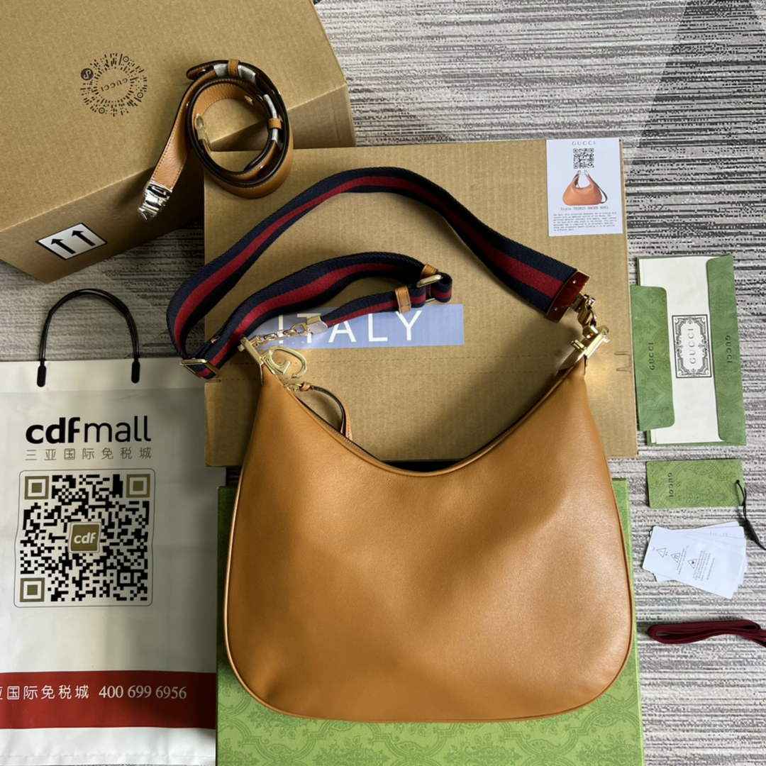 Gucci 702823 Attache large shoulder bag Dark orange