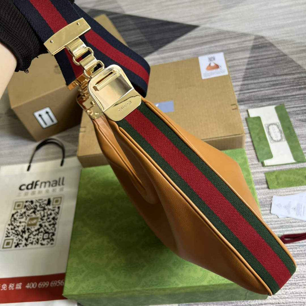 Gucci 702823 Attache large shoulder bag Dark orange