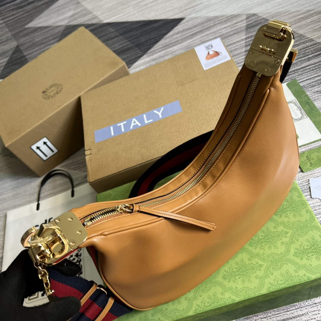 Gucci 702823 Attache large shoulder bag Dark orange