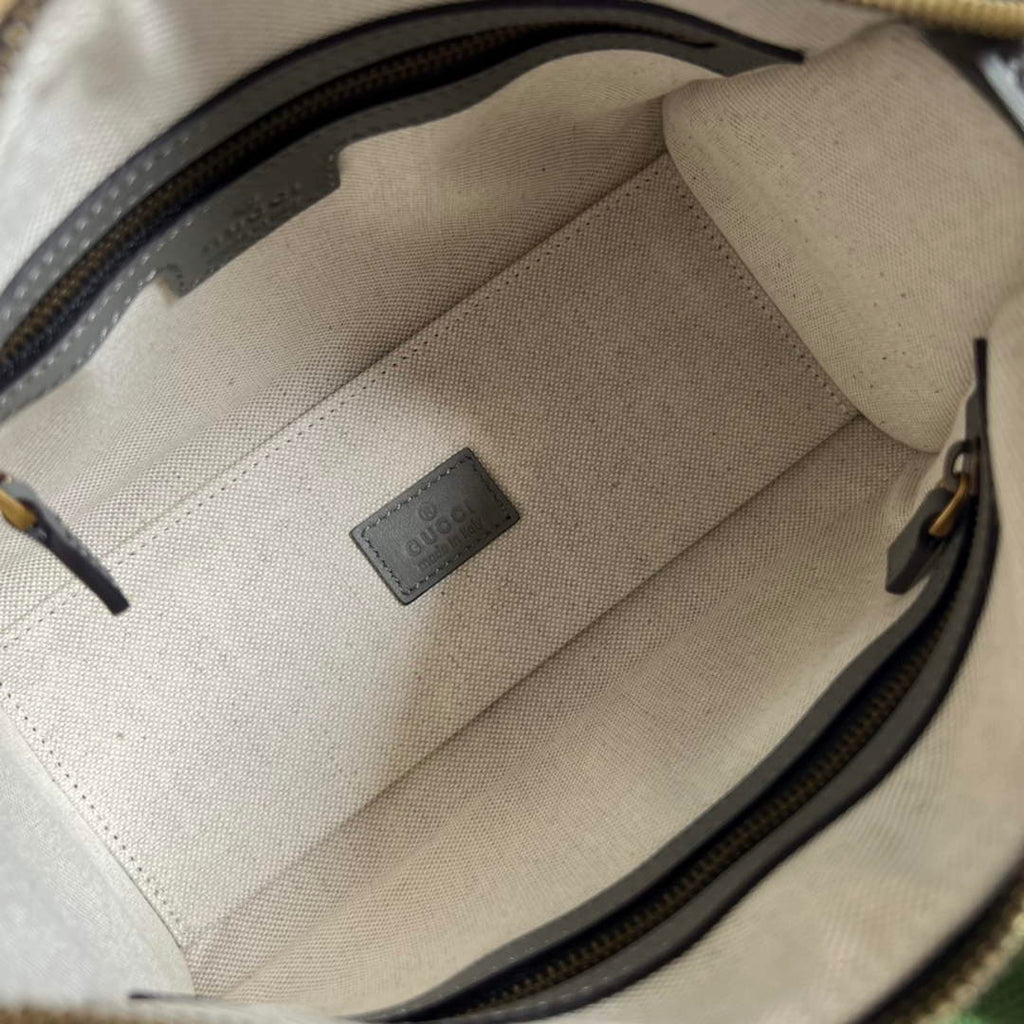 Gucci Mini canvas top handle bag 715771 Gray leather