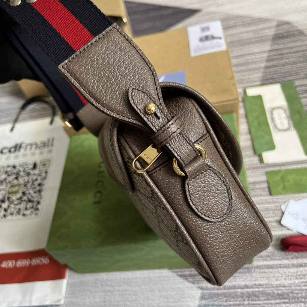 Gucci ‎722117 Ophidia mini GG shoulder bag Brown