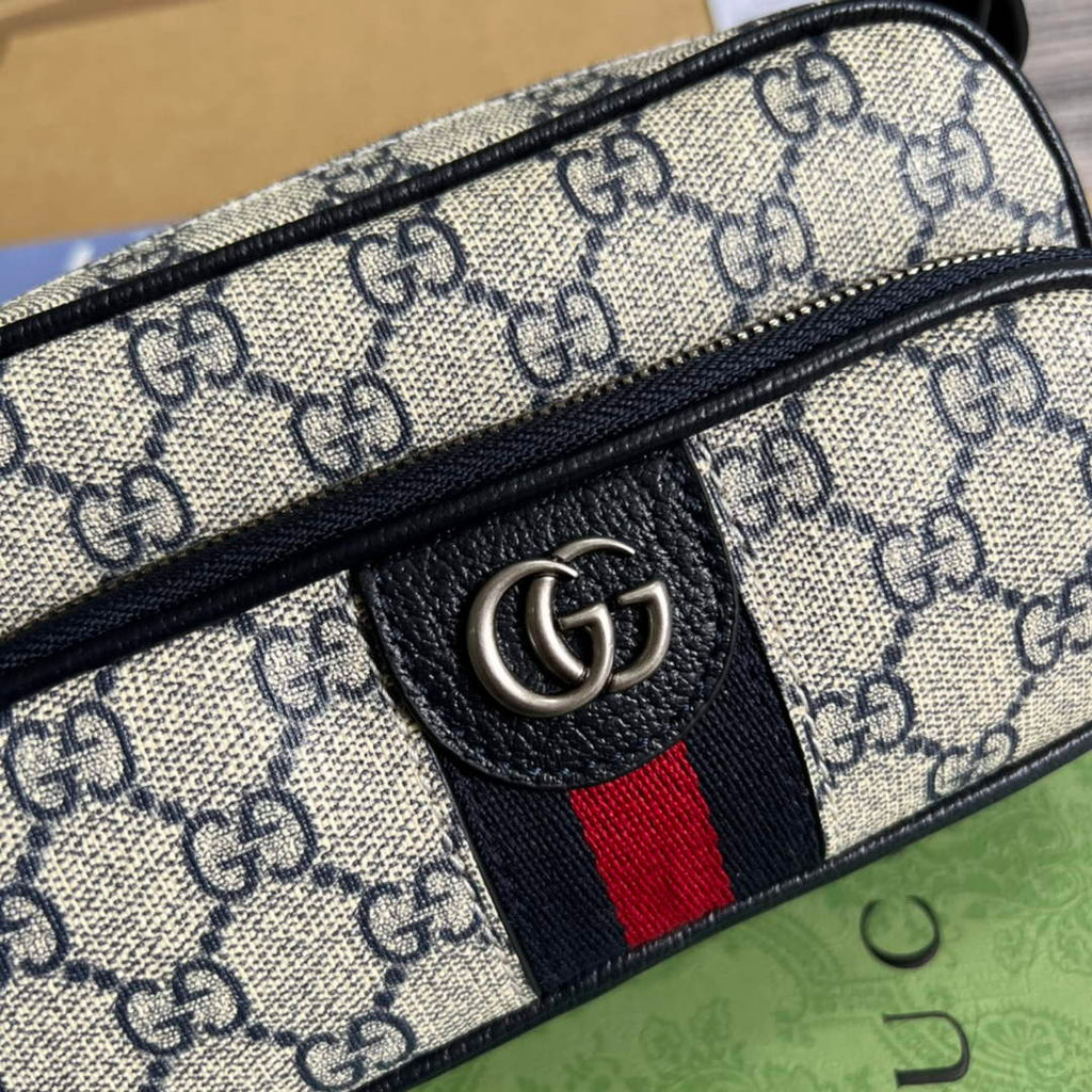 Gucci ‎722557 Ophidia mini bag Blue leather