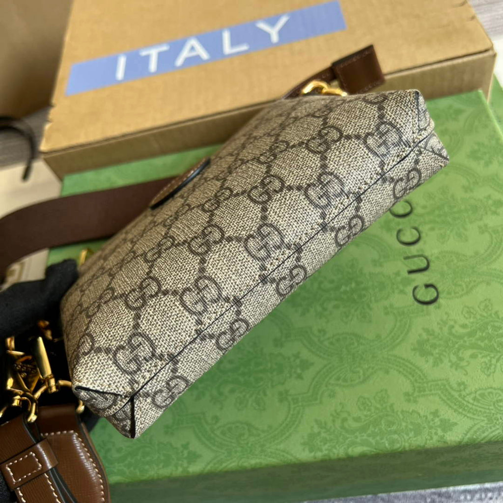 Gucci ‎723306 Messenger bag with Interlocking G Beige Supreme canvas