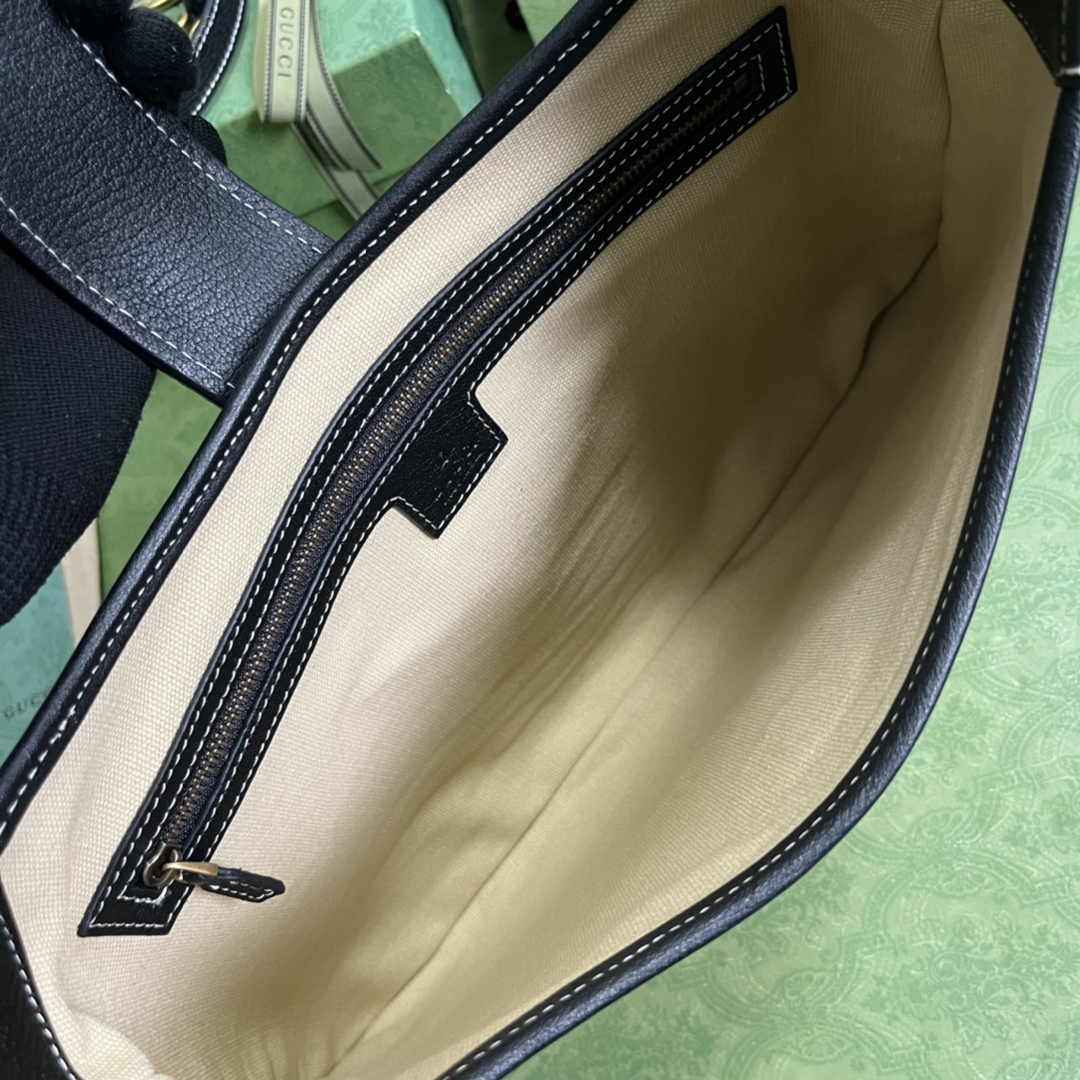 Gucci 726274 Aphrodite medium shoulder bag Black white