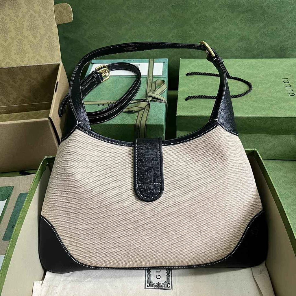 Gucci 726274 Aphrodite medium shoulder bag white Black