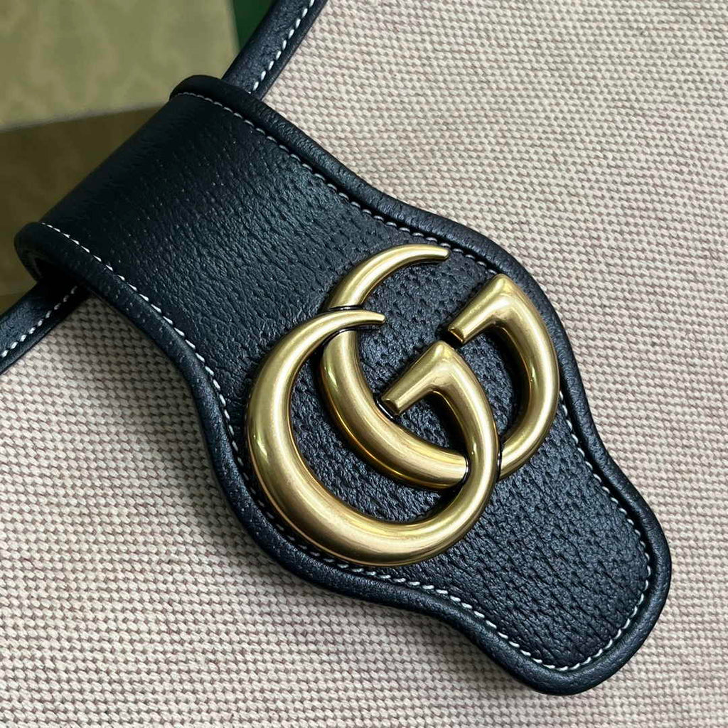 Gucci 726274 Aphrodite medium shoulder bag white Black