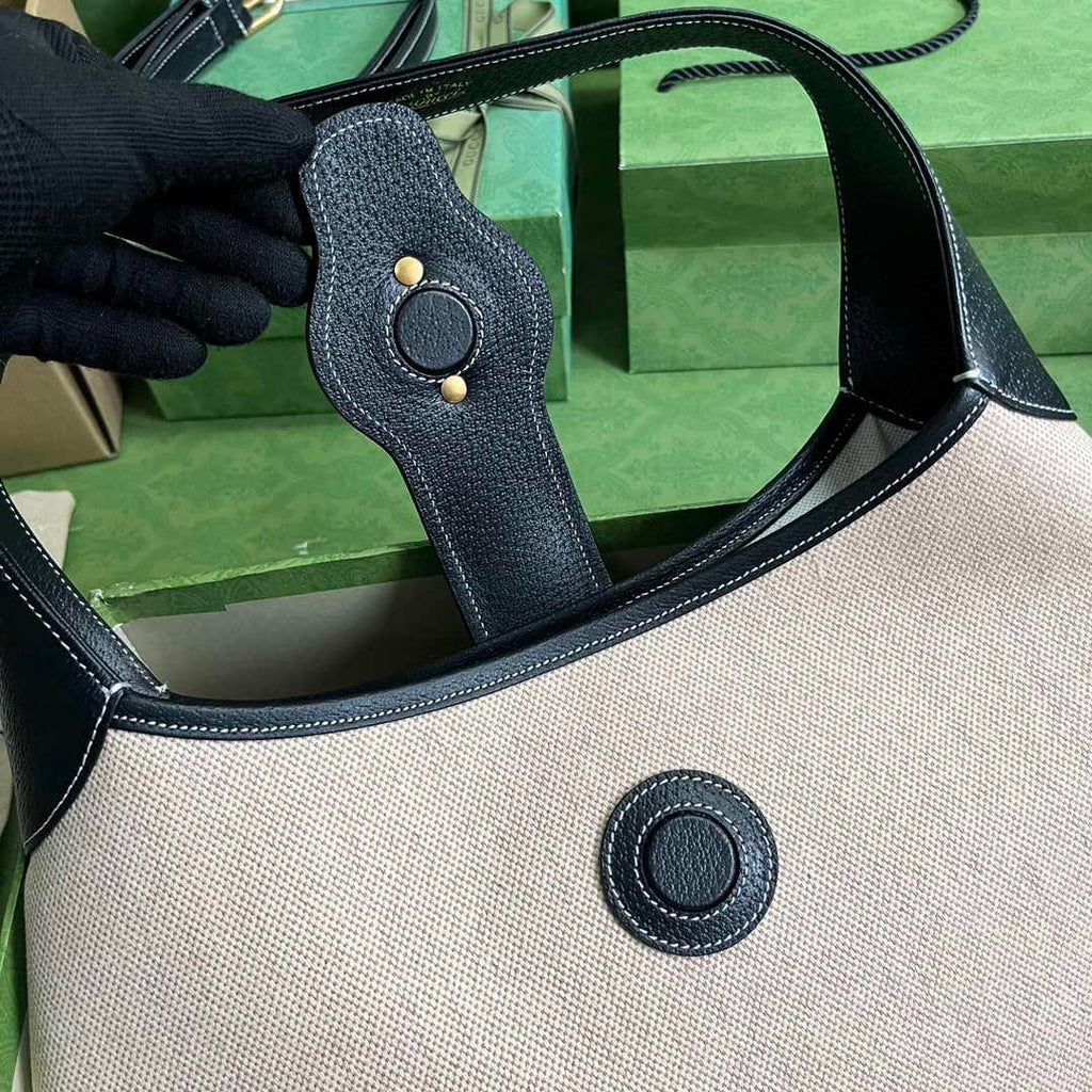 Gucci 726274 Aphrodite medium shoulder bag white Black