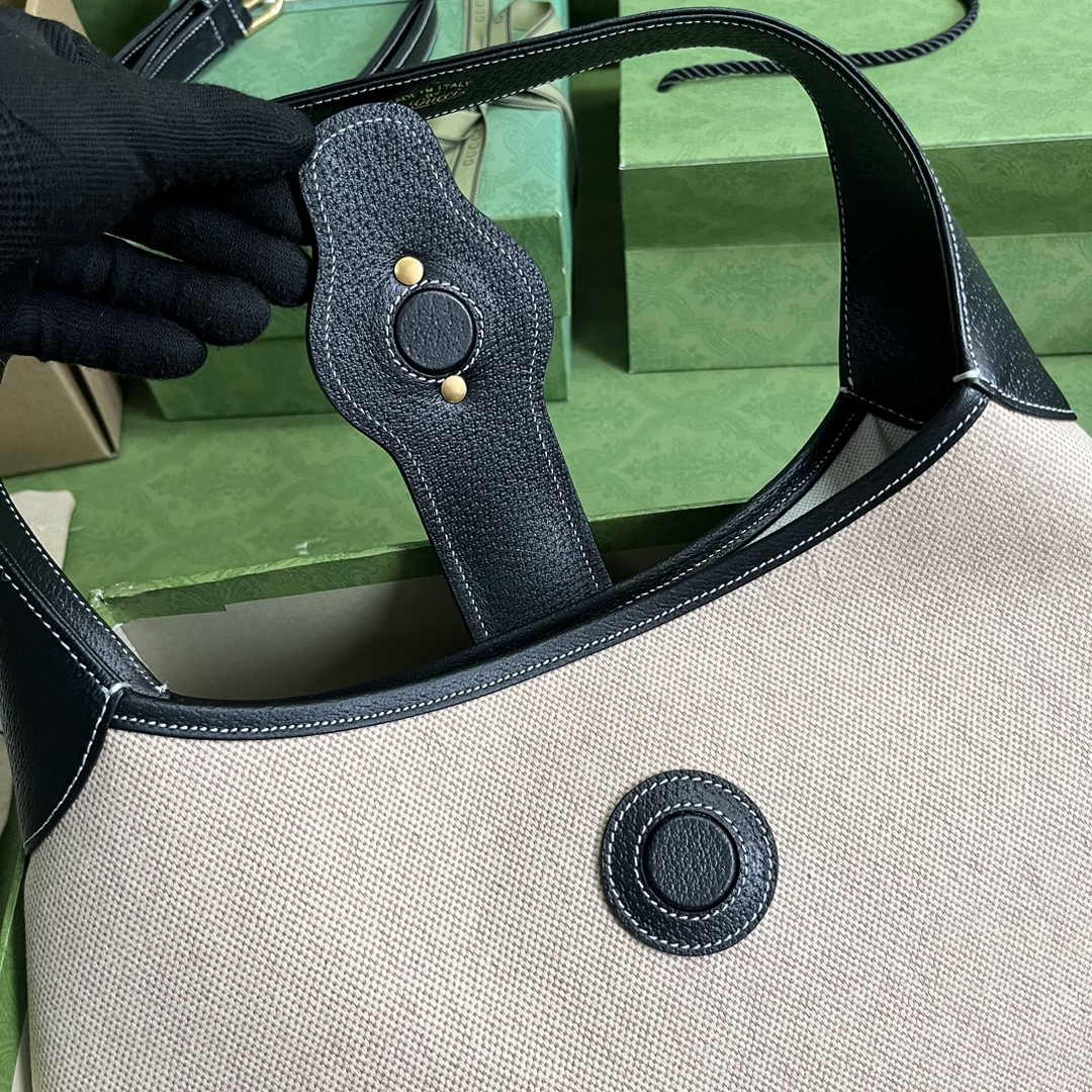 Gucci 726274 Aphrodite medium shoulder bag white Black