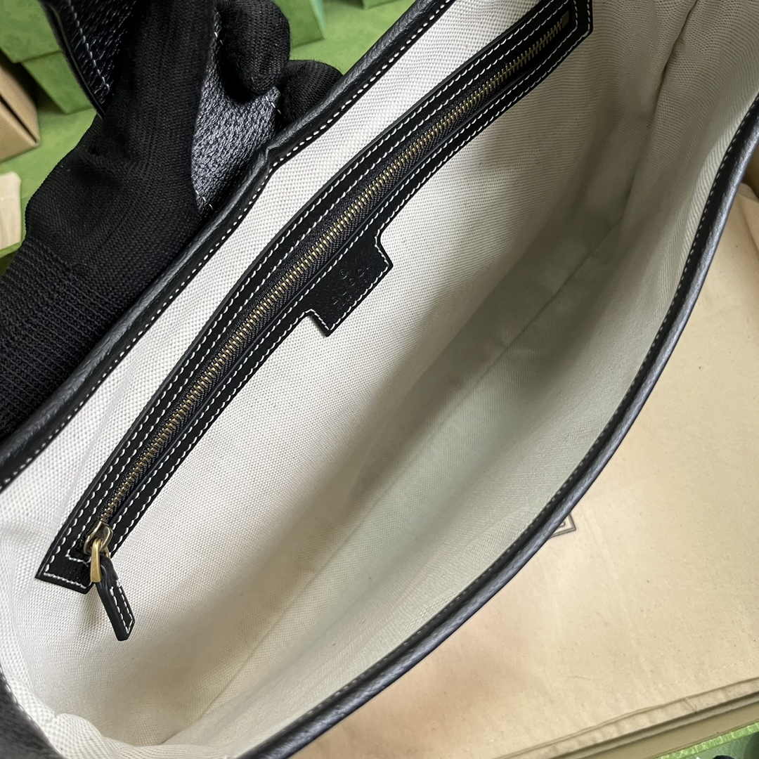 Gucci 726274 Aphrodite medium shoulder bag white Black