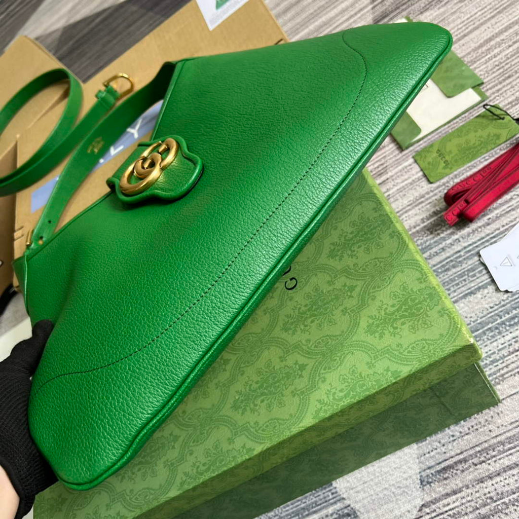 Gucci 726274 Aphrodite medium shoulder bag Green soft leather