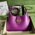 Gucci 726274 Aphrodite medium shoulder bag Purple soft leather
