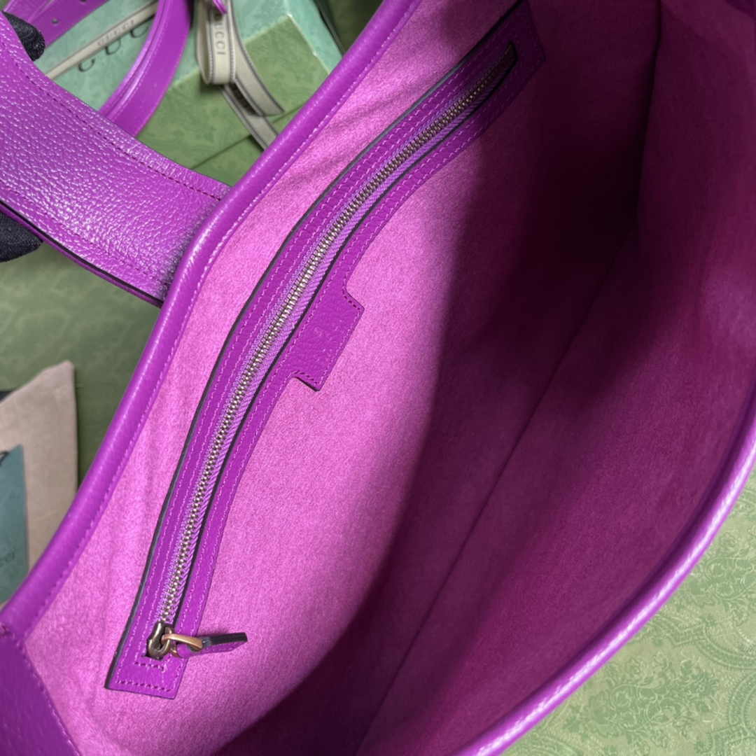 Gucci 726274 Aphrodite medium shoulder bag Purple soft leather