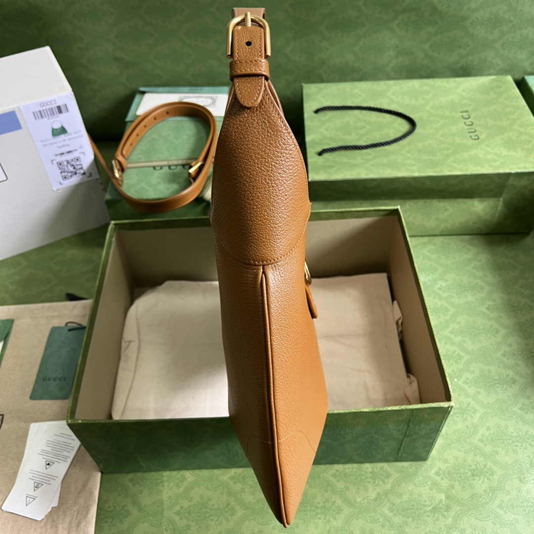 Gucci 726274 Aphrodite medium shoulder bag Tan soft leather