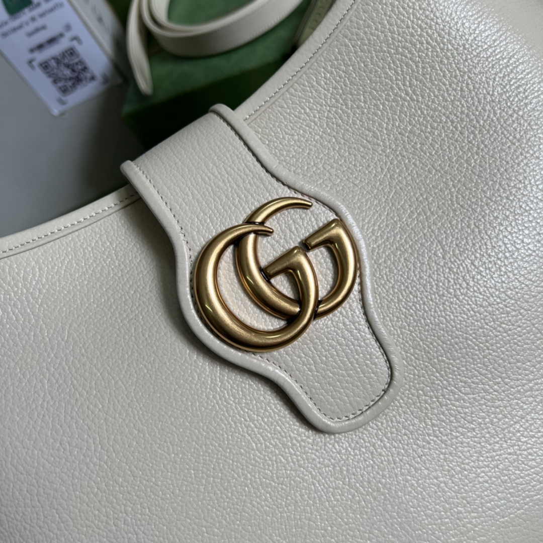 Gucci 726274 Aphrodite medium shoulder bag White soft leather
