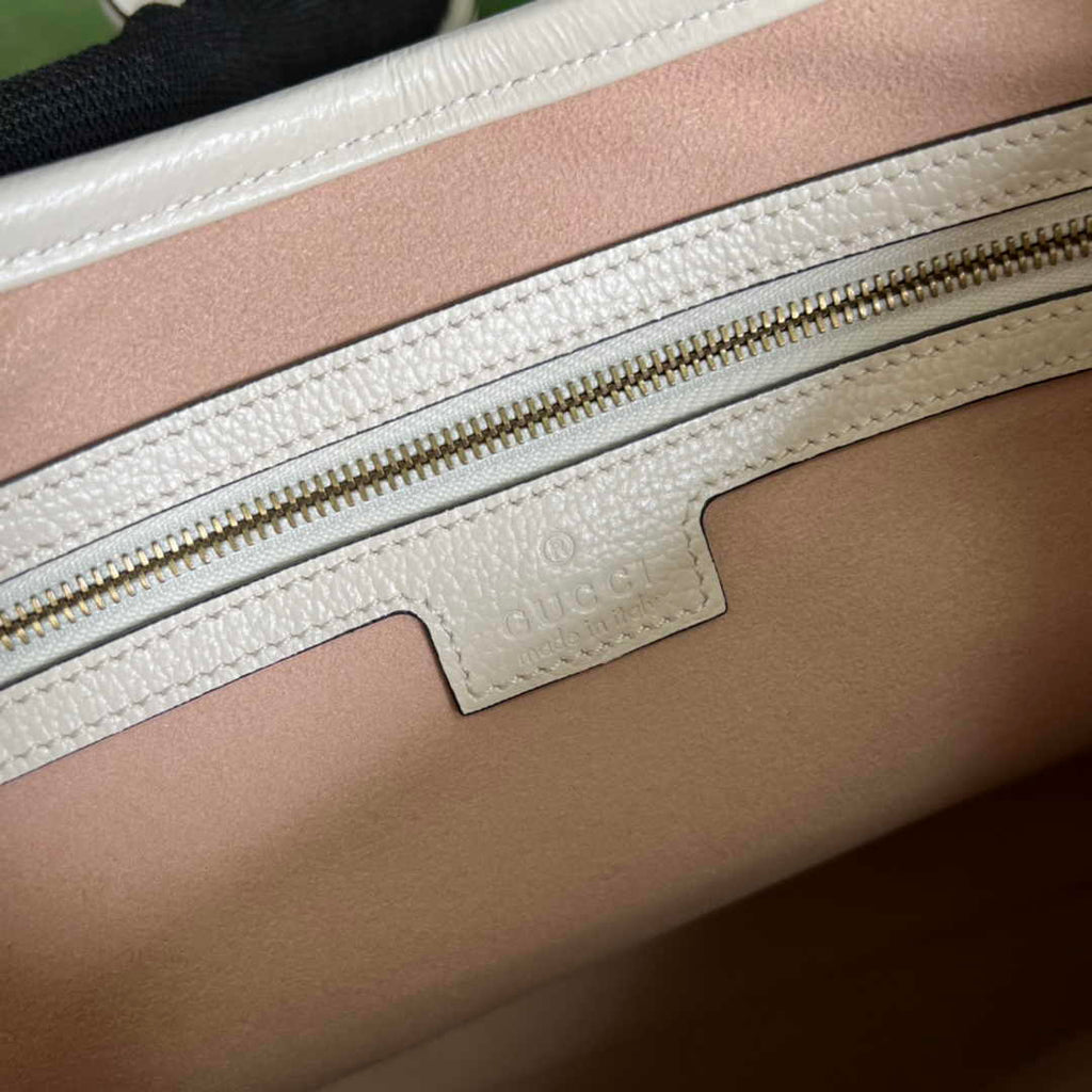 Gucci 726274 Aphrodite medium shoulder bag White soft leather
