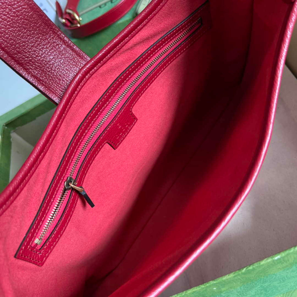 Gucci 726274 Aphrodite medium shoulder bag Red soft leather