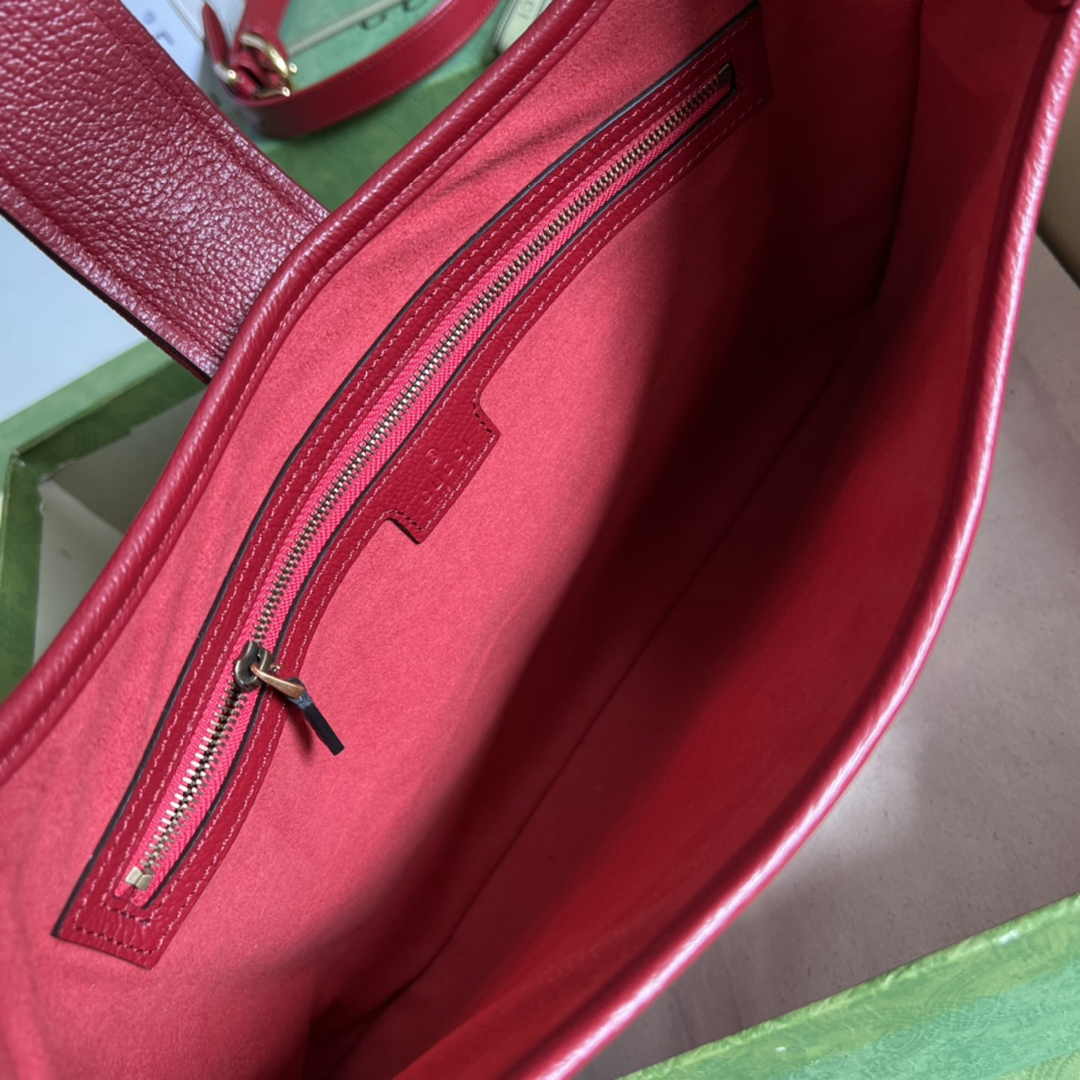 Gucci 726274 Aphrodite medium shoulder bag Red soft leather