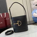 Gucci 73 mini bucket bag, 833665 in black leather