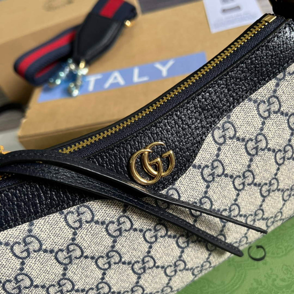 Gucci 735132 Ophidia small handbag Blue leather