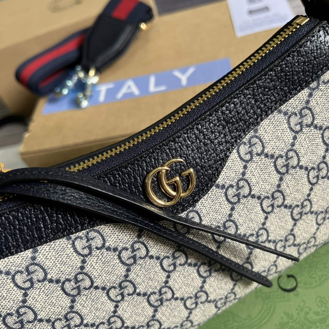 Gucci 735132 Ophidia small handbag Blue leather