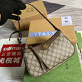 Gucci ‎735145 Ophidia small handbag Brown leather