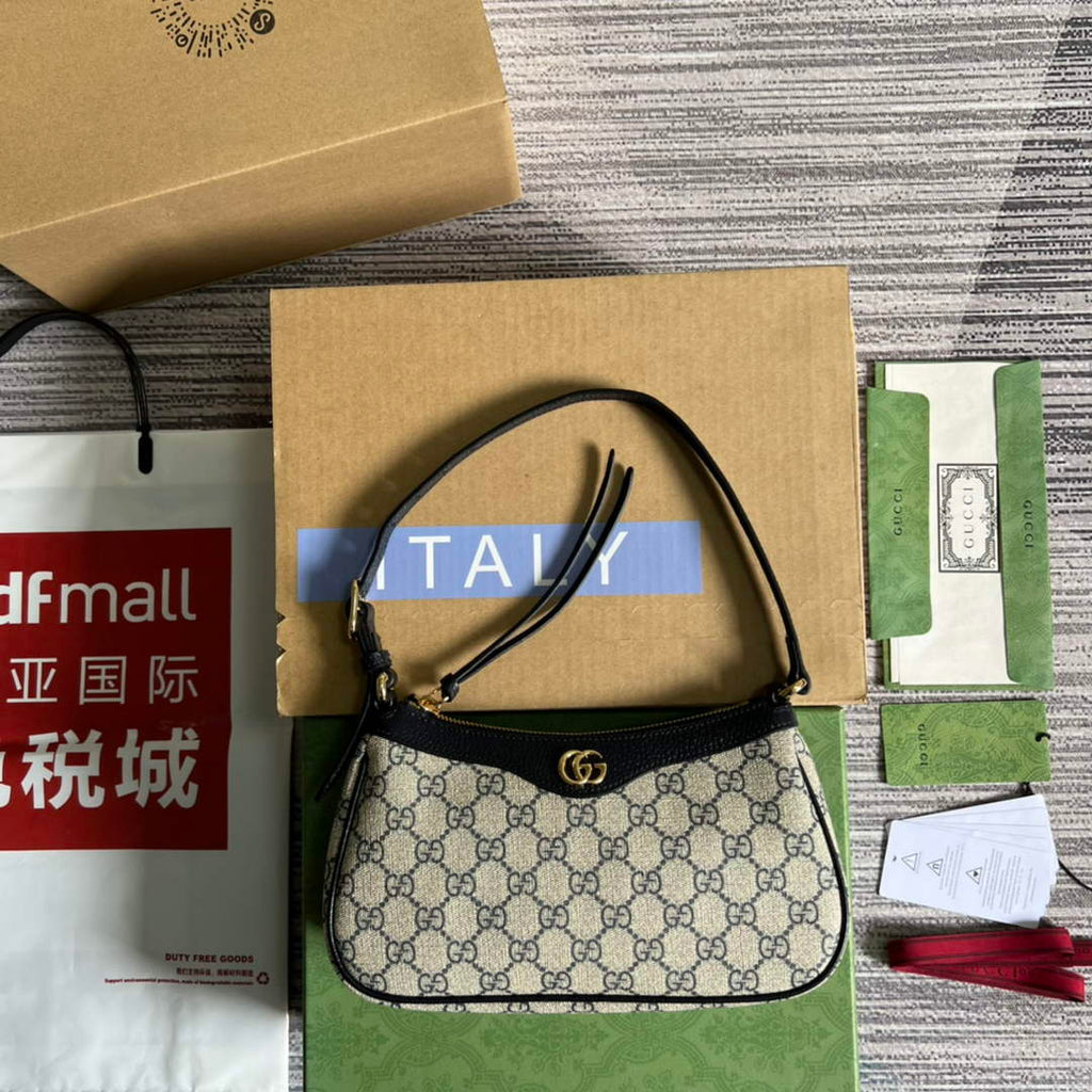 Gucci ‎735145 Ophidia small handbag Blue leather