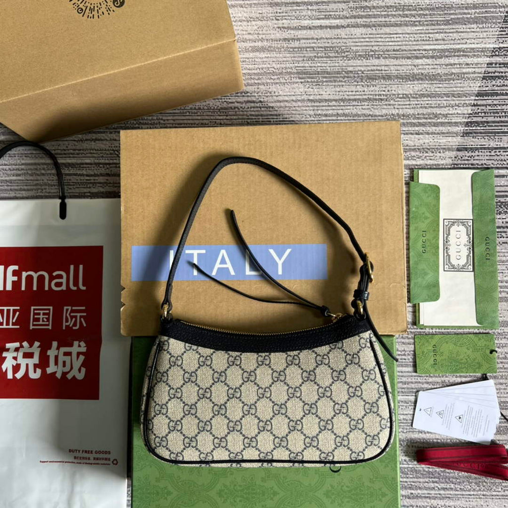 Gucci ‎735145 Ophidia small handbag Blue leather