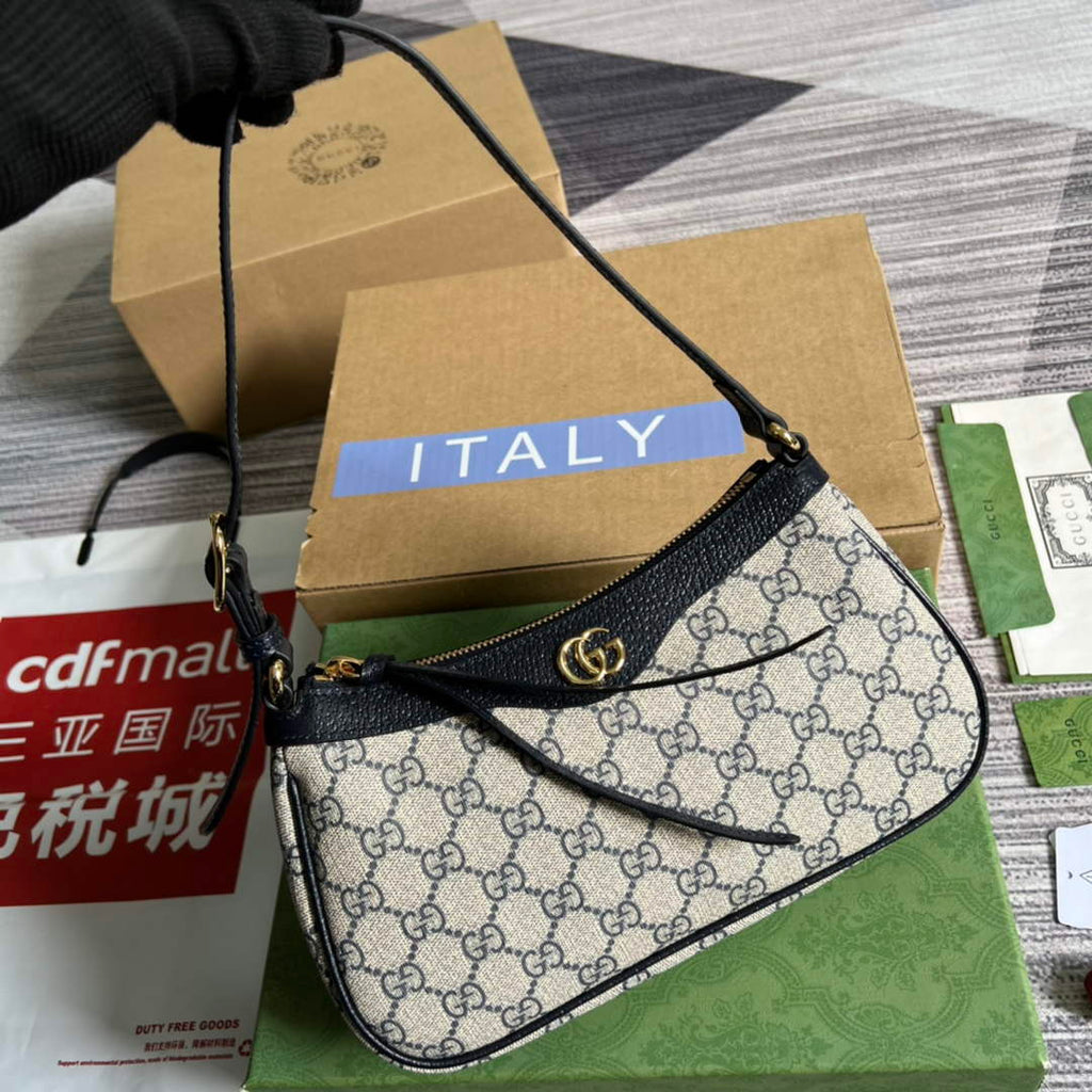 Gucci ‎735145 Ophidia small handbag Blue leather
