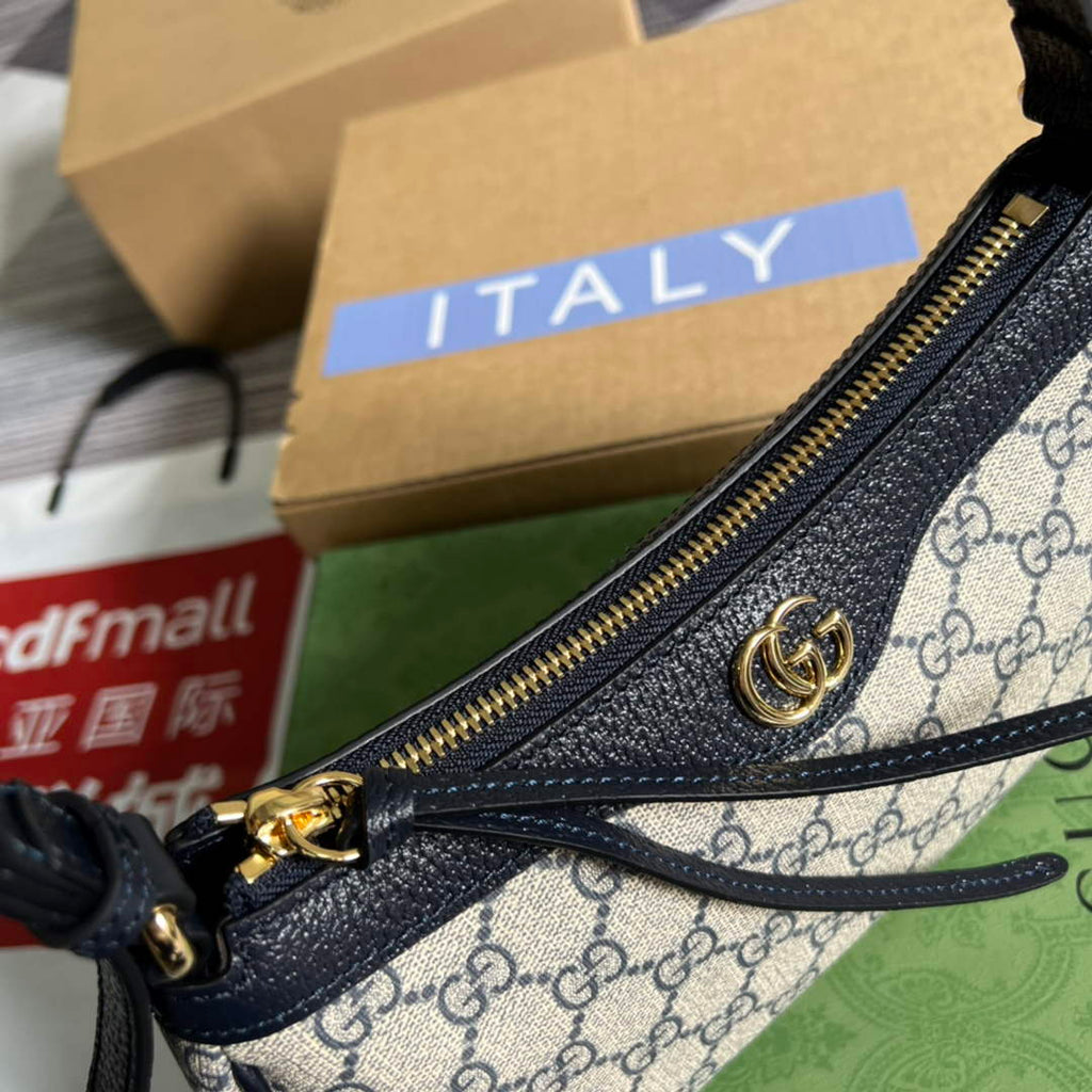 Gucci ‎735145 Ophidia small handbag Blue leather