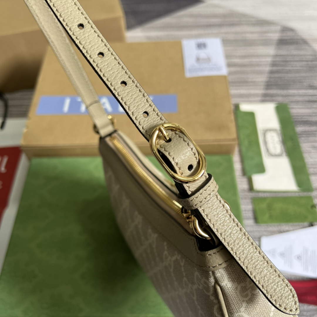 Gucci ‎735145 Ophidia small handbag Beige leather